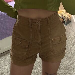 American Eagle Light Brown Cargo Shorts